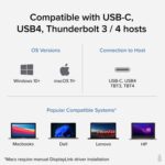 Plugable USBC-6950PDZ USB-C Dual HDMI 100W USB-C PD Docking Station - Image 4