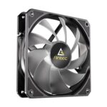 Antec P12 ARGB PWM 120mm Fan 3 pack - 4-Pin, Black, High-Airflow Cooling, 9-Blade Design with Anti-Vibration Pads - Image 6