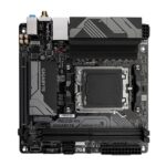Gigabyte A620I AX (rev. 1.0) AMD AM5 Socket Motherboard, Mini-ITX, 2x DDR5 Slots, 1x M.2 Socket, 2.5GbE LAN, Wi-Fi 6E, 1 x DisplayPort / 1x HDMI Port - Image 4