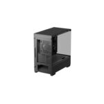 DeepCool CG380 3F Micro-ATX Gaming Case Black Panoramic Tempered Glass Side Panel, Mesh Airflow Front, 3 Pre-Installed ARGB Fans, USB-C & USB-A Front I/O, Spacious SFF/mATX/ITX Build Support - Image 6