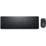 Dell KM3322W-R Wireless Keyboard and Mouse Set for Windows, 2.4GHz Wireless, QWERTY UK English Layout, Black