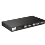 DrayTek VSP1282-K VigorSwitch P1282 24 Port Gigabit POE Smart Managed Switch with 4x 10GbE SFP Ports - Image 4
