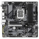 Gigabyte B760M DS3H WIFI6E GEN5 Intel 1700 Socket Motherboard, Micro-ATX, 4x DDR5 Slots, 2x M.2 Socket, 2.5GbE LAN, Wi-Fi 6E, 1x HDMI Port / 2x DisplayPort - Image 2