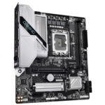 Gigabyte H810M GAMING WIFI6 Intel 1851 Socket Motherboard, Micro-ATX, 2x DDR5 Slots, 1x M.2 Socket, Fitted I/O Shield, 2.5GbE LAN, WiFi 6, 1x DisplayPort / 1x HDMI Port - Image 3