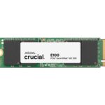 Crucial  (CT1000E100SSD8) E100 1TB PCIe Gen4 NVMe M.2 SSD, Sequential Write 4,500 MB/s, Sequential Read 5,000 MB/s