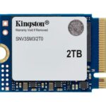 Kingston NV3 2TB PCIe 4.0 M.2 2230 NVMe SSD for Handheld Consoles, Small Form Factor PCs & Laptops, 6,000MB/s read & 5,000MB/s write speeds, Includes Acronis Cloning Software