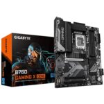 Gigabyte B760 GAMING X GEN5 Intel 1700 Socket Motherboard, ATX, 4x DDR5 Slots, 3x M.2 Socket, 2.5GbE LAN, 1x HDMI Port / 1x DisplayPort
