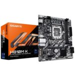 Gigabyte H810M K Intel 1851 Socket Motherboard, Micro ATX, 2x DDR5 Slots, 1x M.2 Socket, GbE LAN, 1x DisplayPort / 1x HDMI Port