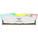 TEAM DELTA 16GB DESKTOP MEMORY, RGB, DDR4, 3200MHZ, CL16,  WHITE