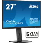 iiyama ProLite XUB2797QSN-B2 27" QHD IPS technology panel with USB-C dock and RJ45 (LAN), 1ms, USB Hubx4, HDMI, DisplayPort, Freesync, 100Hz, Speakers, Black, ACR, Internal PSU, VESA - Image 3