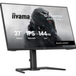 iiyama G-Master Black Hawk gaming monitor GB2741HSU-B1 27" Black, Height Adjustable, IPS, Ultra Slim Bezel, Full HD, 144Hz, 1ms, FreeSync, HDMI, Display Port, USB Hub - Image 3