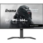 iiyama G-Master Black Hawk gaming monitor GB2741HSU-B1 27" Black, Height Adjustable, IPS, Ultra Slim Bezel, Full HD, 144Hz, 1ms, FreeSync, HDMI, Display Port, USB Hub