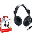Genius HS-M505X Noise-cancelling Headset with Mic, 3.5mm Connection, Plug and Play with Adjustable Headbandand, In-line microphone and Volume Control, Black - Image 3