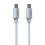Prevo USB 2.0 60W C to C PVC cable, 20V/3A, 480Mbps, White, Superior Design & Performance, Retail Box Packaging - Image 2