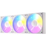 Antec Connect 120 ARGB White Reverse 3-Pack 120mm PWM Fans with Daisy Chain Design and Vibration-Absorbing Pads - Image 2