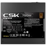 Antec CSK DC 750W PSU, 80+ Bronze, Fully Wired, Antec's 5-year warranty - Image 3