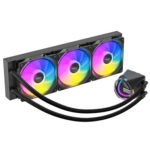 Antec Skeleton 360ARGB Liquid CPU Cooler, Universal Socket, Black, 360mm Radiator, PWM up tp 2000 RPMCooling Fans, Addressable RGB LED Lighting - Image 4