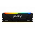 Kingston FURY Beast KF436C18BB2AK2/64 64GB (2x 32GB) DIMM System Memory, 3600MHz, DDR4, CL18, Black, RGB, Intel XMP - Image 2
