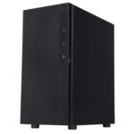 CIT Silent ES Black Mid-Tower Low Noise Computer Case with 2 x 120mm PWM Cooling Fans Included Sound Dampening Material - Image 3