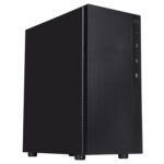 CIT Silent ES Black Mid-Tower Low Noise Computer Case with 2 x 120mm PWM Cooling Fans Included Sound Dampening Material