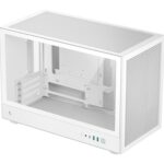 DeepCool CH260 White Micro-ATX Case, High-Airflow Compact PC Case with Tempered Glass Panel, USB-C Port, Supports 360mm Radiator, ATX PSU, Black