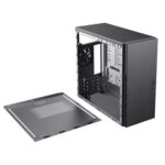 CiT Course Case, Home & Business, Black, Micro Tower, 2 x USB 3.0 / 1 x USB 2.0, Brushed Aluminium Finish for a Refined and Tidy Look, Micro ATX, Mini-ITX - Image 6