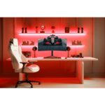 piXL CM34C7 34 Inch 165Hz UWQHD Quad HD Ultrawide Curved Gaming Monitor, with 1.5ms Response Time, 3440 x 1440 Resolution, HDMI, DisplayPort, USB-C, USB-B, USB-A x 2, Audio & Height Adjust - Image 6