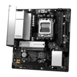 ASRock B850M Rock WiFi AMD AM5 Socket Motherboard, Micro-ATX, 2x DDR5 Slots, 2x M.2 Socket, Fitted I/O Shield, 2.5GbE LAN, Wi-Fi 6E, 1x DisplayPort / 1x HDMI Port - Image 3