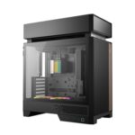 DeepCool CL6600 ARGB Modular Split-Chamber Mid-Tower ATX Case, Tempered Glass Panels,  Pre-installed 360mm ARGB Liquid Cooler, 2 x FL12R  SE ARGB Fans, USB 3.0, Mini-ITX/Mico-ATX/ATX, Black - Image 2