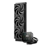 DeepCool Spartacus 360 AIO Liquid CPU Cooler, 360mm Radiator, 3 x 120mm PWM Fans, 3.4" LCD Display Pump, ARGB Lighting, Intel LGA1851/1700 & AMD AM5/AM4, Black - Image 2