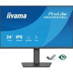 iiyama PROLITE XB2493HSU-B1 24 inch IPS Monitor, Full HD, 1ms, USB Hubx2, HDMI, DisplayPort, Freesync, 120Hz, Speakers, Black, ACR, Internal PSU, VESA, Height Adjustable - Image 2