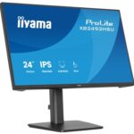 iiyama PROLITE XB2493HSU-B1 24 inch IPS Monitor, Full HD, 1ms, USB Hubx2, HDMI, DisplayPort, Freesync, 120Hz, Speakers, Black, ACR, Internal PSU, VESA, Height Adjustable - Image 6