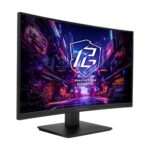 ASRock Phantom Gaming PG27QRT1B 27 Inch QHD (2560 x 1440) Curved 1500R VA Gaming Monitor, 180Hz 1ms (MPRT) Response Time, 2 x HDMI 2.0, 1 x DisplayPort 1.4, 1 x Headphone Out - Image 2
