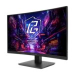 ASRock Phantom Gaming PG27QRT1B 27 Inch QHD (2560 x 1440) Curved 1500R VA Gaming Monitor, 180Hz 1ms (MPRT) Response Time, 2 x HDMI 2.0, 1 x DisplayPort 1.4, 1 x Headphone Out - Image 3