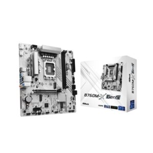 ASRock B760M-X Gen5 Intel 1700 Socket Motherboard, Micro-ATX, 2x DDR5 Slots, 2x M.2 Socket, 2.5GbE LAN, 1x DisplayPort / 1x HDMI Port