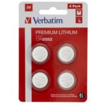 Verbatim (49533) CR2032 Battery Lithium 3V 4 Pack - Image 3