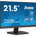 iiyama Prolite XU2293HSU-B6 22 inch IPS Monitor, Full HD, 1ms, HDMI, Display Port, 100Hz, Speakers, Black, Internal PSU, VESA - Image 2
