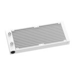 DeepCool LM240 White Liquid CPU Cooler with 2.4" IPS Display, 240mm AIO, Dual 120mm ARGB Fans, Anti-Leak Technology, PWM Pump, Intel LGA 1851/1700 & AMD AM5 Compatible, White - Image 3
