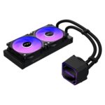 ASRock Pro 240 ARGB AIO Liquid CPU Cooler, 240mm Radiator, Dual 120mm PWM Fans, Addressable RGB, Intel LGA1700/1851 & AMD AM5/AM4 Compatible - Image 5