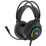 Marvo H8325 Akari 40 USB 2.0 Wired Gaming RGB Headset (Black) - Image 2