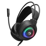 Marvo H8325 Akari 40 USB 2.0 Wired Gaming RGB Headset (Black) - Image 5