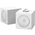 Genius SP-HF300U, 4W, USB Audio Speakers/ USB-A & USB-C - White - Image 2