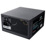 CiT 600W ATX Power Supply, 80+ Efficiency, 120mm Silent Fan, Active PFC, PCIe, SATA & Molex Connectors, Black PSU for Gaming & Desktop PC - Image 3