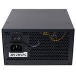 CiT 600W ATX Power Supply, 80+ Efficiency, 120mm Silent Fan, Active PFC, PCIe, SATA & Molex Connectors, Black PSU for Gaming & Desktop PC - Image 4