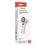 Verbatim (32343) Cool 'n' Go Ice Touch Handheld Fan - White/Silver - Image 6