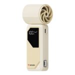 Verbatim (32341) Cool 'n' Go AirJet Handheld Fan - White/Silver - Image 4