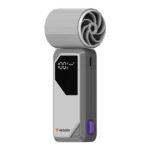 Verbatim (32340) Cool 'n' Go AirJet Handheld Fan - Grey/Purple - Image 3
