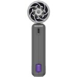 Verbatim (32340) Cool 'n' Go AirJet Handheld Fan - Grey/Purple - Image 4
