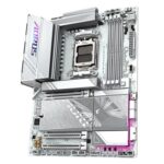 Gigabyte X870E AORUS ELITE WIFI7 ICE AMD AM5 Socket Motherboard, ATX, 4x DDR5 Slots, 4x M.2 Sockets, Fitted I/O Shield, 2.5GbE LAN, Wi-Fi 7, 1x HDMI Port / 2x USB-C (USB4) - Image 4