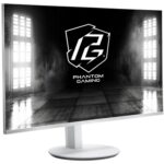 ASRock Phantom Gaming PG27FFS2E-W 27 Inch FHD (1920 x 1080) Flat IPS Gaming Monitor, 240Hz, 1ms (MPRT) Response Time, 2 x HDMI 2.1; 1 x DisplayPort 1.2, 2 x 2W Speakers, Tilt, Swivel, Height, Pivot Adjustment - White - Image 2